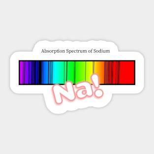 Asbsoption Spectrum of Sodium Sticker